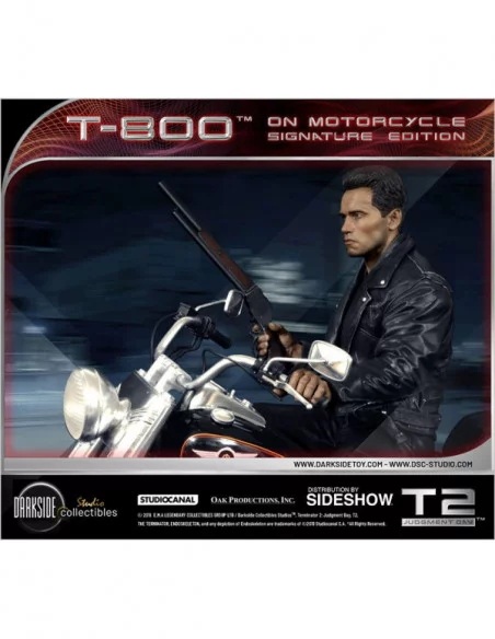 Terminator 2: el juicio final Estatua 1/4 T-800 on Motorcycle Signature Edition Sideshow Exclusive 50 cm Terminator 2: el juicio final Estatua 1/4 T-800 on Motorcycle Signature Edition Sideshow Exclusive 50 cm