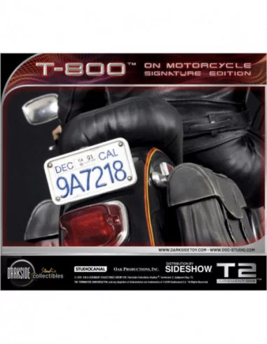 Terminator 2: el juicio final Estatua 1/4 T-800 on Motorcycle Signature Edition Sideshow Exclusive 50 cm