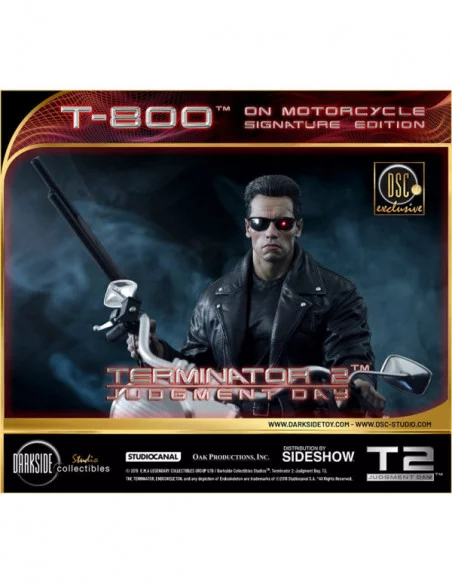 Terminator 2: el juicio final Estatua 1/4 T-800 on Motorcycle Signature Edition Sideshow Exclusive 50 cm Terminator 2: el juicio final Estatua 1/4 T-800 on Motorcycle Signature Edition Sideshow Exclusive 50 cm