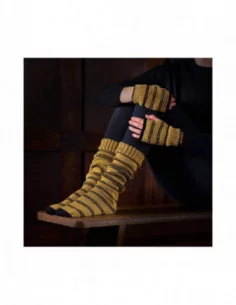Harry Potter Kit de Calcetines holgados y Guantes Hufflepuff 2