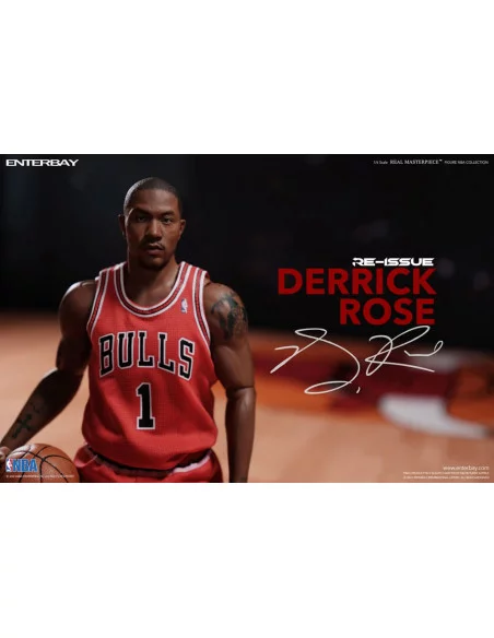 NBA Collection Figura Real Masterpiece 1/6 Derrick Rose Limited Retro Edition 30 cm