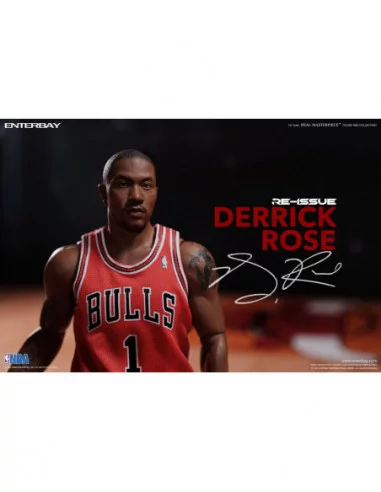 NBA Collection Figura Real Masterpiece 1/6 Derrick Rose Limited Retro Edition 30 cm