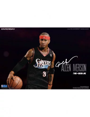 NBA Collection Figura Real Masterpiece 1/6 Allen Iverson Limited Retro Edition 30 cm