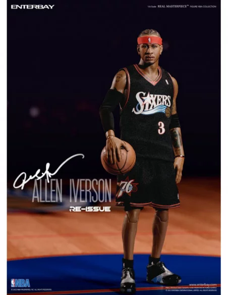 NBA Collection Figura Real Masterpiece 1/6 Allen Iverson Limited Retro Edition 30 cm