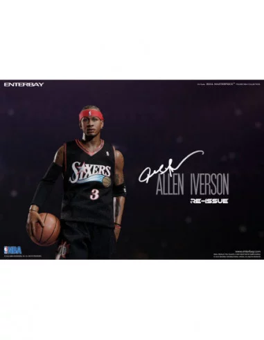 NBA Collection Figura Real Masterpiece 1/6 Allen Iverson Limited Retro Edition 30 cm