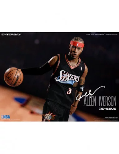 NBA Collection Figura Real Masterpiece 1/6 Allen Iverson Limited Retro Edition 30 cm