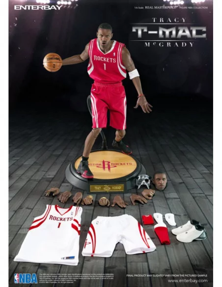 NBA Collection Figura Real Masterpiece 1/6 Tracy McGrady Limited Retro Edition 30 cm