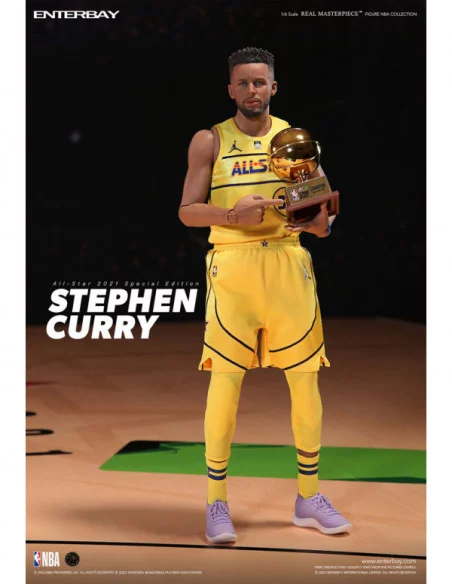 NBA Collection Figura Real Masterpiece 1/6 Stephen Curry All Star 2021 Special Edition 30 cm