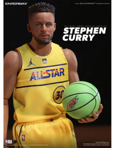 NBA Collection Figura Real Masterpiece 1/6 Stephen Curry All Star 2021 Special Edition 30 cm