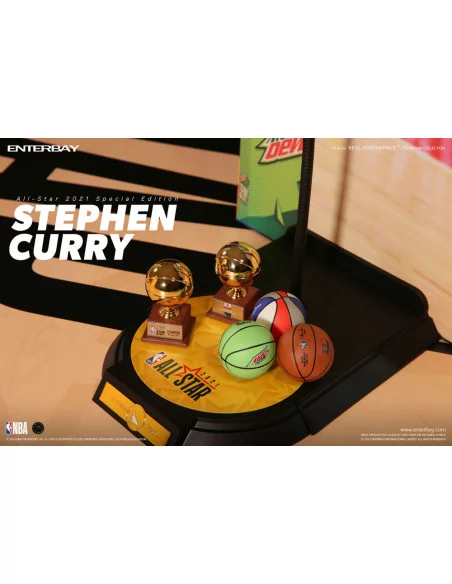 NBA Collection Figura Real Masterpiece 1/6 Stephen Curry All Star 2021 Special Edition 30 cm NBA Collection Figura Real Masterpiece 1/6 Stephen Curry All Star 2021 Special Edition 30 cm