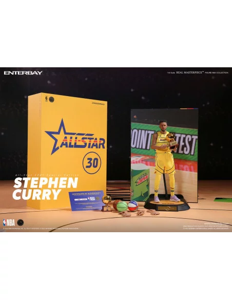 NBA Collection Figura Real Masterpiece 1/6 Stephen Curry All Star 2021 Special Edition 30 cm