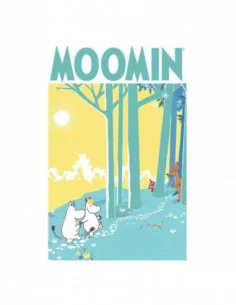 Moomin Póster Efecto 3D Forest 26 x 20 cm