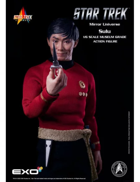 Star Trek: The Original Series Figura 1/6 Mirror Universe Sulu 28 cm Star Trek: The Original Series Figura 1/6 Mirror Universe Sulu 28 cm