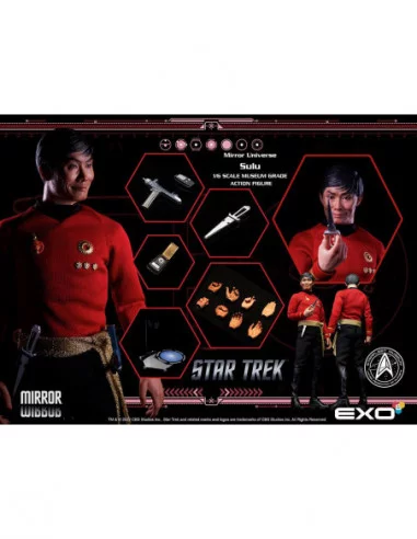 Star Trek: The Original Series Figura 1/6 Mirror Universe Sulu 28 cm