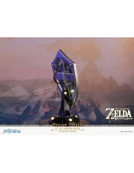 The Legend of Zelda Breath of the Wild Estatua PVC Hylian Shield Collector's Edition 29 cm