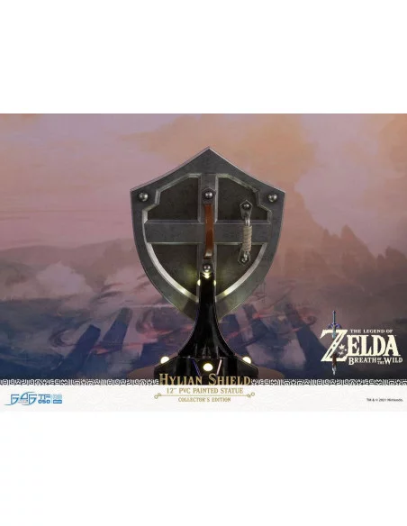 The Legend of Zelda Breath of the Wild Estatua PVC Hylian Shield Collector's Edition 29 cm