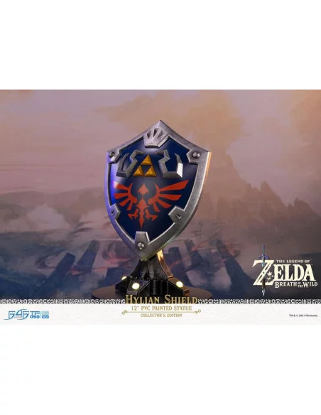 The Legend of Zelda Breath of the Wild Estatua PVC Hylian Shield Collector's Edition 29 cm