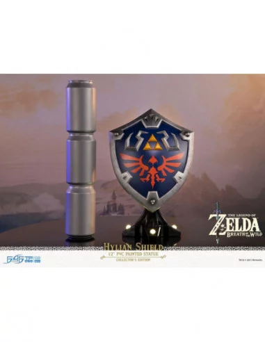 The Legend of Zelda Breath of the Wild Estatua PVC Hylian Shield Collector's Edition 29 cm