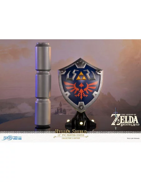 The Legend of Zelda Breath of the Wild Estatua PVC Hylian Shield Collector's Edition 29 cm