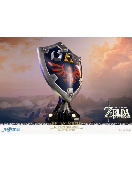 The Legend of Zelda Breath of the Wild Estatua PVC Hylian Shield Collector's Edition 29 cm