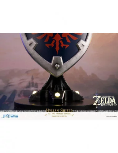 The Legend of Zelda Breath of the Wild Estatua PVC Hylian Shield Collector's Edition 29 cm
