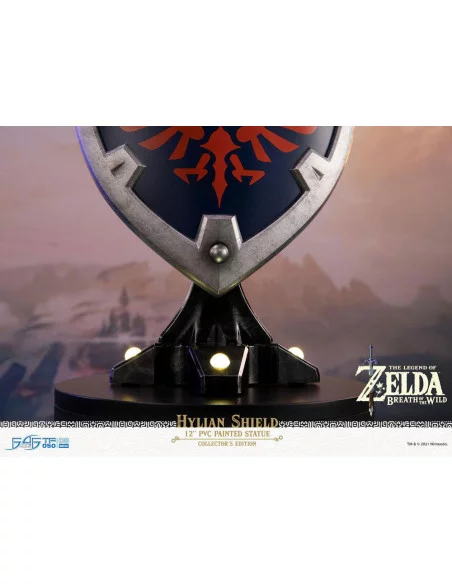 The Legend of Zelda Breath of the Wild Estatua PVC Hylian Shield Collector's Edition 29 cm