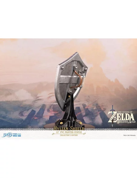 The Legend of Zelda Breath of the Wild Estatua PVC Hylian Shield Collector's Edition 29 cm