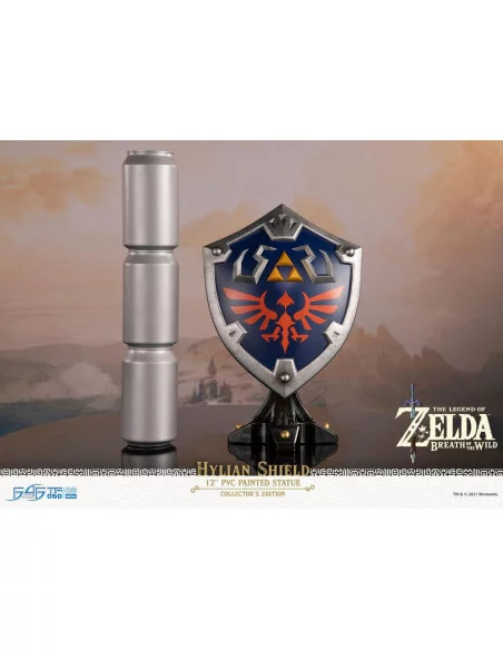 The Legend of Zelda Breath of the Wild Estatua PVC Hylian Shield Collector's Edition 29 cm