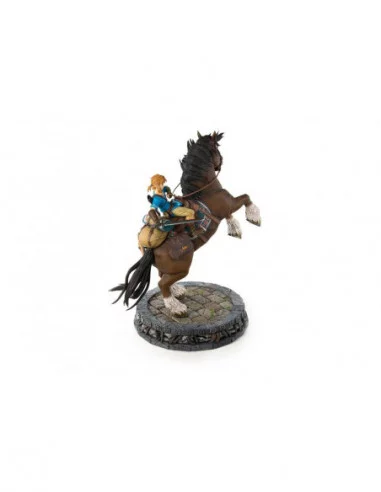The Legend of Zelda Breath of the Wild Estatua Link on Horseback 56 cm