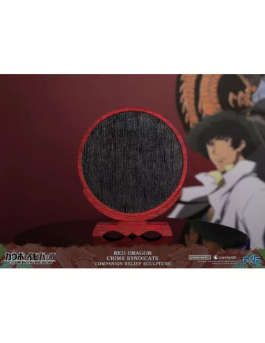Cowboy Bebop Escultura Red Dragon Crime Syndicate Companion Relief 35 cm