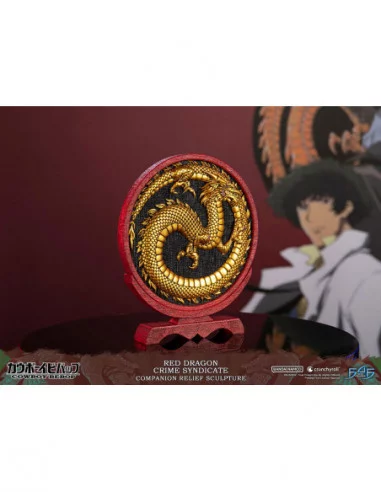 Cowboy Bebop Escultura Red Dragon Crime Syndicate Companion Relief 35 cm