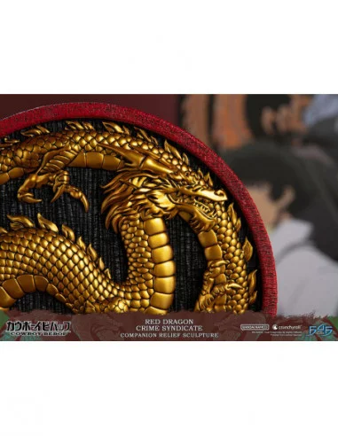 Cowboy Bebop Escultura Red Dragon Crime Syndicate Companion Relief 35 cm