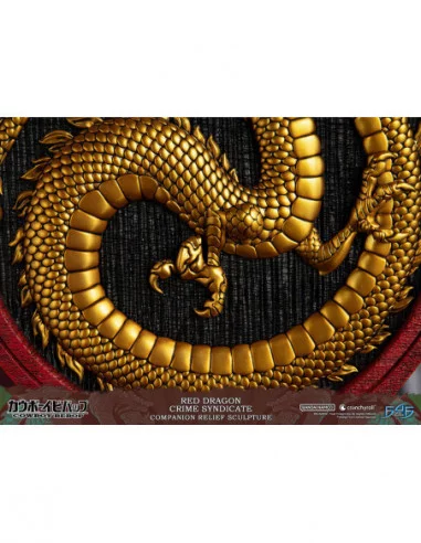 Cowboy Bebop Escultura Red Dragon Crime Syndicate Companion Relief 35 cm