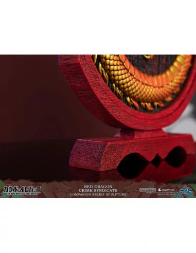 Cowboy Bebop Escultura Red Dragon Crime Syndicate Companion Relief 35 cm