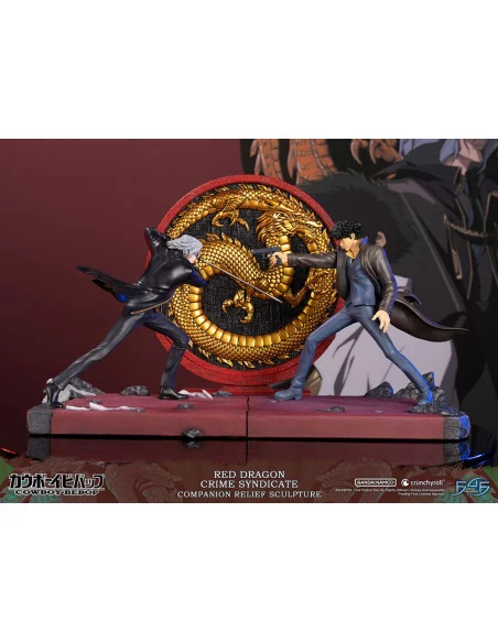 Cowboy Bebop Escultura Red Dragon Crime Syndicate Companion Relief 35 cm Cowboy Bebop Escultura Red Dragon Crime Syndicate Companion Relief 35 cm