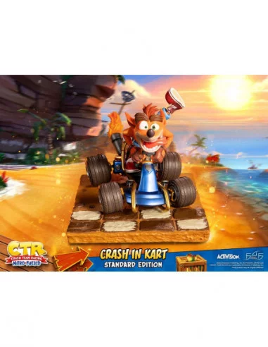 Crash Team Racing Nitro-Fueled Estatua Crash in Kart 31 cm