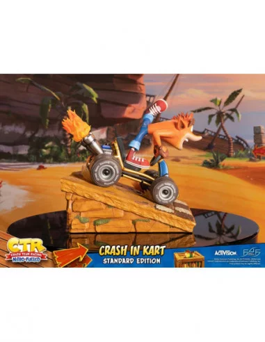 Crash Team Racing Nitro-Fueled Estatua Crash in Kart 31 cm