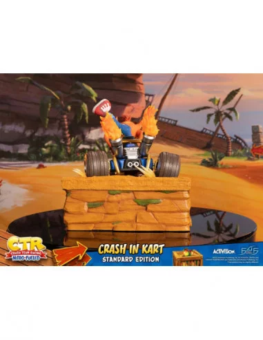 Crash Team Racing Nitro-Fueled Estatua Crash in Kart 31 cm