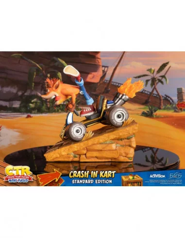 Crash Team Racing Nitro-Fueled Estatua Crash in Kart 31 cm