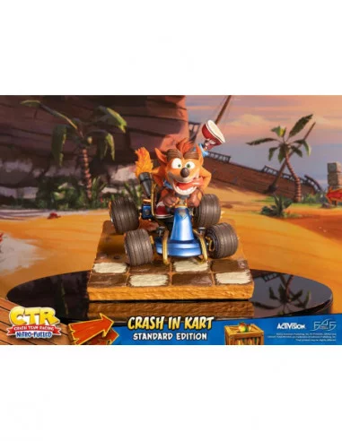 Crash Team Racing Nitro-Fueled Estatua Crash in Kart 31 cm