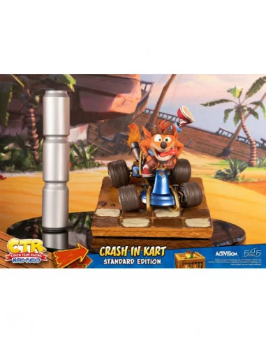 Crash Team Racing Nitro-Fueled Estatua Crash in Kart 31 cm