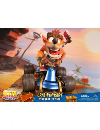 Crash Team Racing Nitro-Fueled Estatua Crash in Kart 31 cm