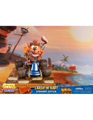 Crash Team Racing Nitro-Fueled Estatua Crash in Kart 31 cm