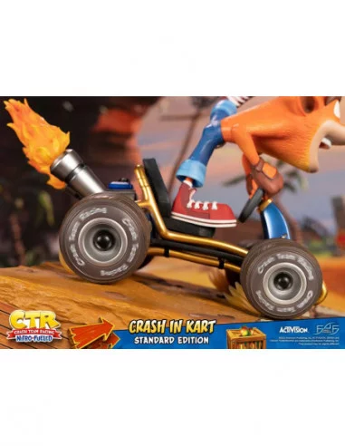 Crash Team Racing Nitro-Fueled Estatua Crash in Kart 31 cm