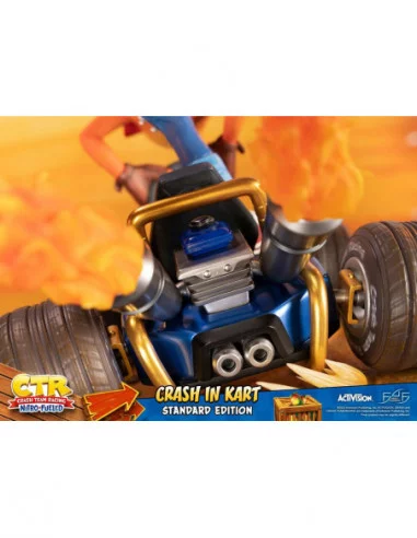 Crash Team Racing Nitro-Fueled Estatua Crash in Kart 31 cm