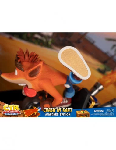 Crash Team Racing Nitro-Fueled Estatua Crash in Kart 31 cm