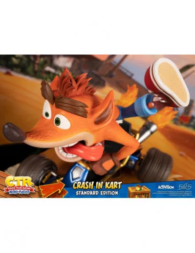 Crash Team Racing Nitro-Fueled Estatua Crash in Kart 31 cm