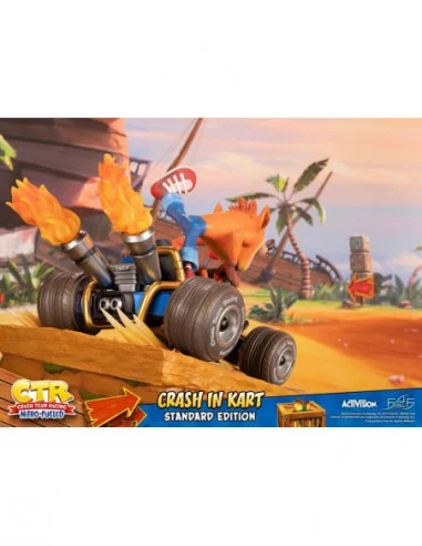 Crash Team Racing Nitro-Fueled Estatua Crash in Kart 31 cm