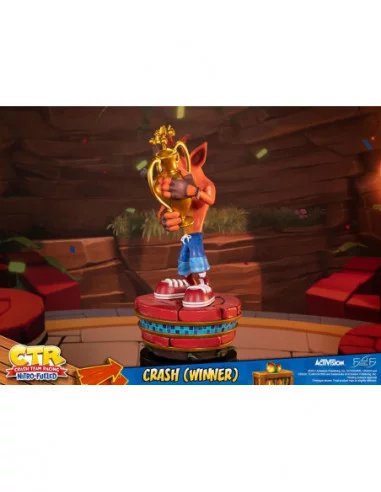 Crash Team Racing Nitro-Fueled Estatua Crash (Winner) 46 cm
