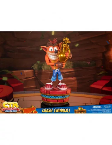 Crash Team Racing Nitro-Fueled Estatua Crash (Winner) 46 cm